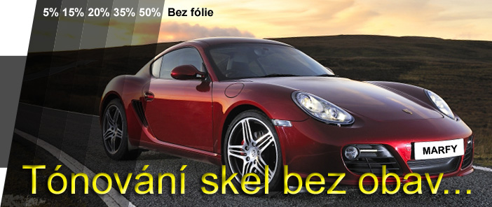 Tónování autoskel 